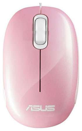 ASUS Seashell Optical Mouse Pink USB